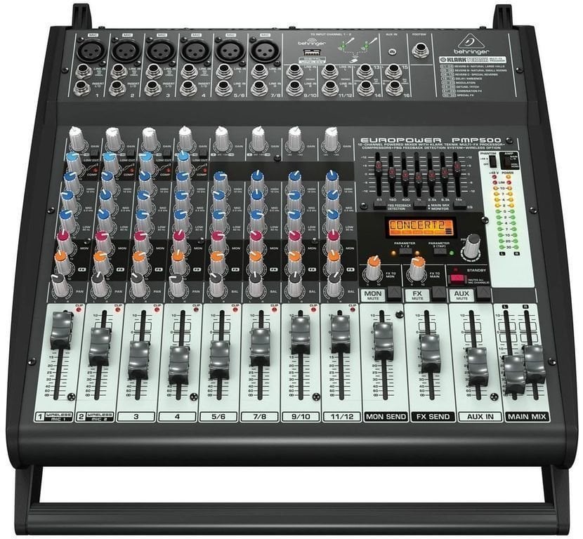 Tables de mixage amplifiée Behringer PMP500 Tables de mixage amplifiée