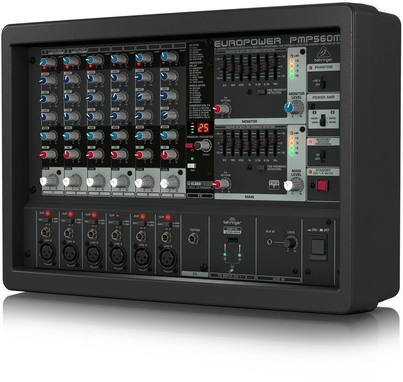 Mixer cu amplificare Behringer PMP560M Mixer cu amplificare
