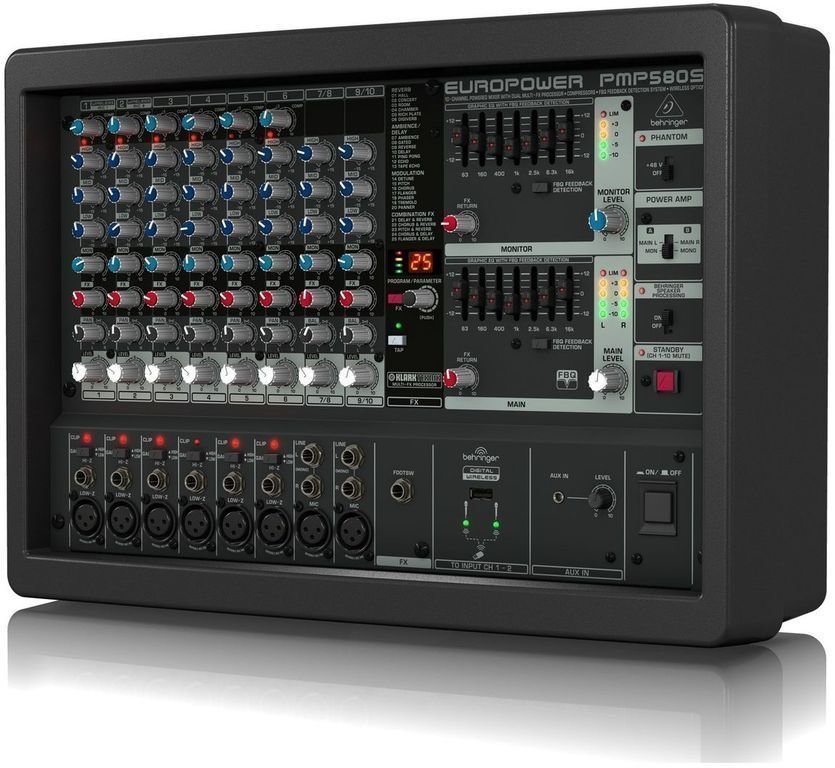 Tables de mixage amplifiée Behringer PMP580S Tables de mixage amplifiée
