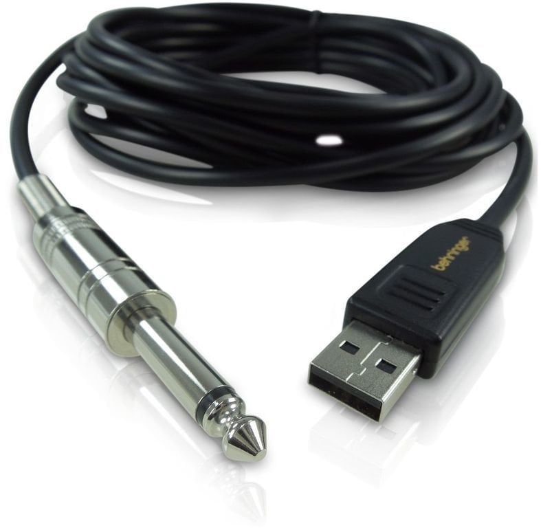 USB Cable Behringer Guitar 2 USB Black 5 m USB Cable