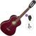 Klassisk gitarr Ortega R121 Standard SET Wine Red Klassisk gitarr