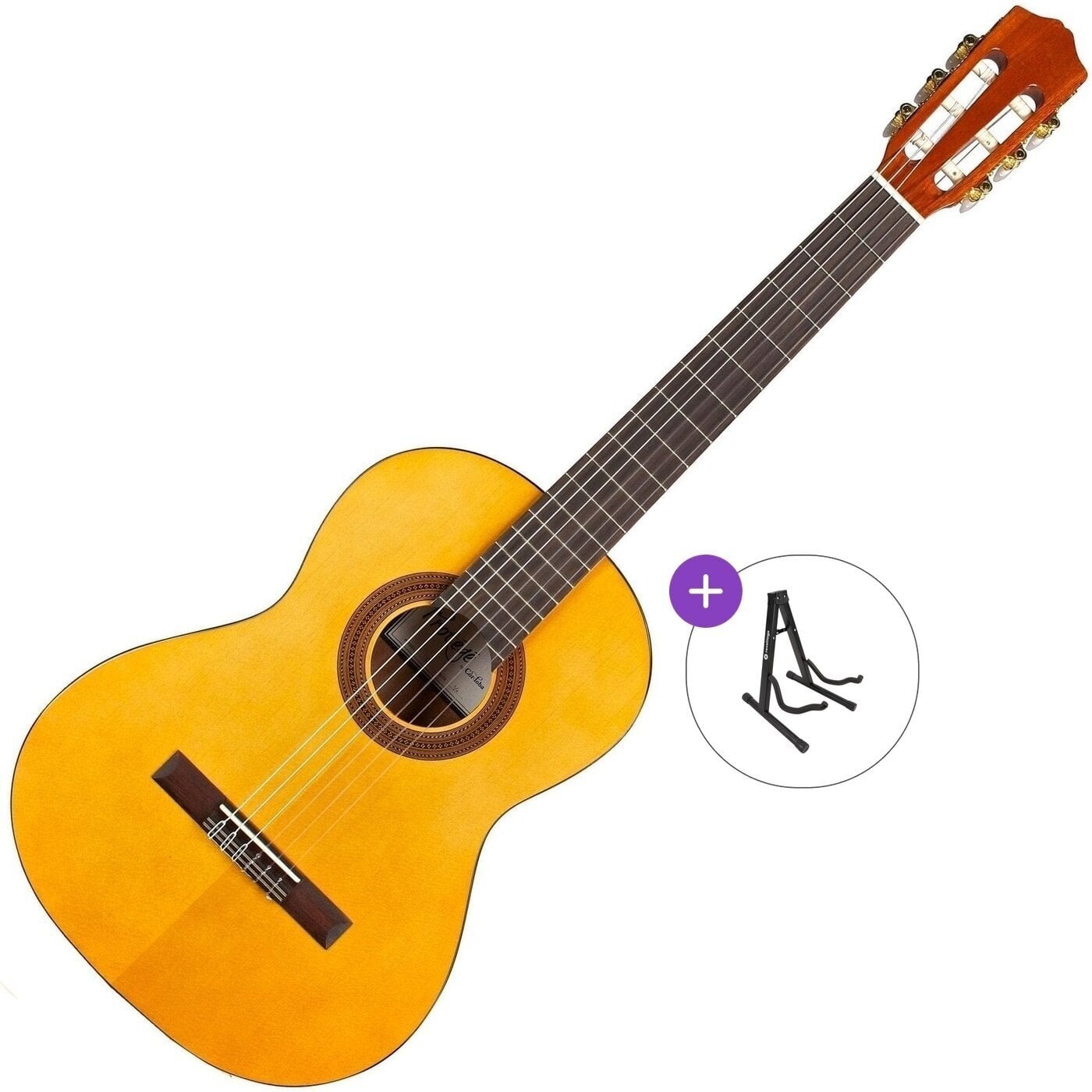 Klassieke gitaar Cordoba Protege C1 Basic SET 4/4 Natural Klassieke gitaar