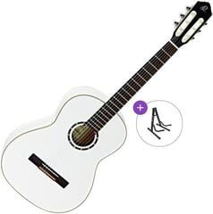 Klassieke gitaar Ortega R121SNWH Basic SET 4/4 White Klassieke gitaar