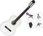Klassieke gitaar Ortega R121SNWH Premium SET 4/4 White Klassieke gitaar