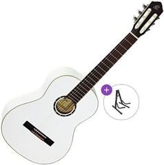 Klassieke gitaar Ortega R121WH Basic SET 4/4 White Klassieke gitaar