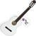 Klassieke gitaar Ortega R121WH Basic SET 4/4 White Klassieke gitaar