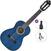 1/4 Konzertgitarre für Kinder Valencia VC201 Standard SET Transparent Blue 1/4 Konzertgitarre für Kinder