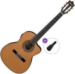 Klassieke gitaar met elektronica Ibanez GA5TCE-AM Basic SET 4/4 Amber Klassieke gitaar met elektronica