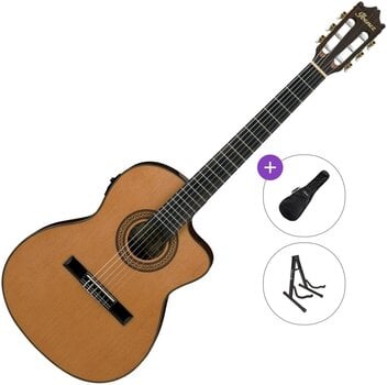 Klasična kitara z elektroniko Ibanez GA5TCE-AM Standard SET 4/4 Amber Klasična kitara z elektroniko - 1