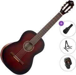 Klassieke gitaar Ortega R55DLX-BFT Standard SET 4/4 Burbon Burst Klassieke gitaar