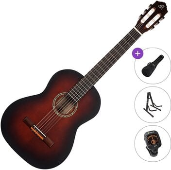 Klassieke gitaar Ortega R55BFT Standard SET 4/4 Burbon Burst Klassieke gitaar - 1