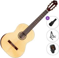 Klassieke gitaar Ortega R55DLX Standard SET 4/4 Natural Klassieke gitaar
