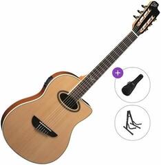 Konzertgitarre mit Tonabnehmer Eko guitars NXT N100e Standard SET 4/4 Natural Konzertgitarre mit Tonabnehmer