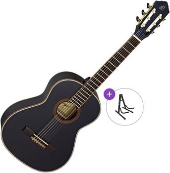 3/4 klassieke gitaar voor kinderen Ortega R221BK Basic SET Black 3/4 klassieke gitaar voor kinderen - 1