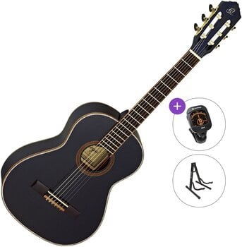 3/4 klassieke gitaar voor kinderen Ortega R221BK Standard SET Black 3/4 klassieke gitaar voor kinderen - 1