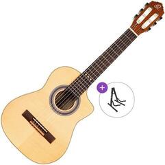 Semi-klassieke gitaar voor kinderen Ortega RQ38 Basic SET Natural Semi-klassieke gitaar voor kinderen