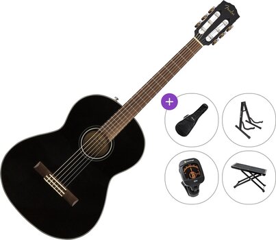Konzertgitarre Fender CN-60S Nylon WN Premium SET 4/4 Black Konzertgitarre - 1