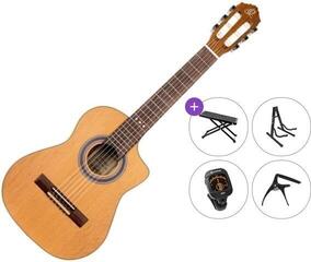 Semi-klassieke gitaar voor kinderen Ortega RQ39 Premium SET Natural Semi-klassieke gitaar voor kinderen