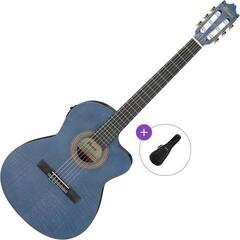 Guitarra clásica con preamplificador Ibanez GA5FMTCE-OB Basic SET Berry Blue Guitarra clásica con preamplificador