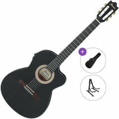 Klasiskā ģitāra ar priekšpastiprinātāju Ibanez GA5MHTCE-WK Standard SET 4/4 Weathered Black Open Pore Klasiskā ģitāra ar priekšpastiprinātāju