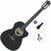 Klasiskā ģitāra ar priekšpastiprinātāju Ibanez GA5MHTCE-WK Standard SET 4/4 Weathered Black Open Pore Klasiskā ģitāra ar priekšpastiprinātāju