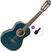 Klassisk guitar Valencia VC202 Basic SET Transparent Blue Klassisk guitar