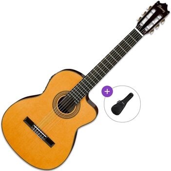 Elektro klasična gitara Ibanez GA6CE-AM Basic SET 4/4 Amber Elektro klasična gitara - 1