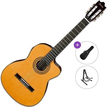 Konzertgitarre mit Tonabnehmer Ibanez GA6CE-AM Standard SET 4/4 Amber Konzertgitarre mit Tonabnehmer - 1