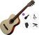 3/4 klassieke gitaar voor kinderen LAG Occitania 70 OC70-3 Premium SET Natural Satin 3/4 klassieke gitaar voor kinderen