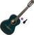 Klassinen kitara Valencia VC203 Basic SET Transparent Blue Klassinen kitara