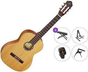 Klassieke gitaar Ortega R131SN Premium SET 4/4 Natural Klassieke gitaar