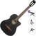 Konzertgitarre mit Tonabnehmer Ortega RCE125SN Premium SET 4/4 Black Konzertgitarre mit Tonabnehmer