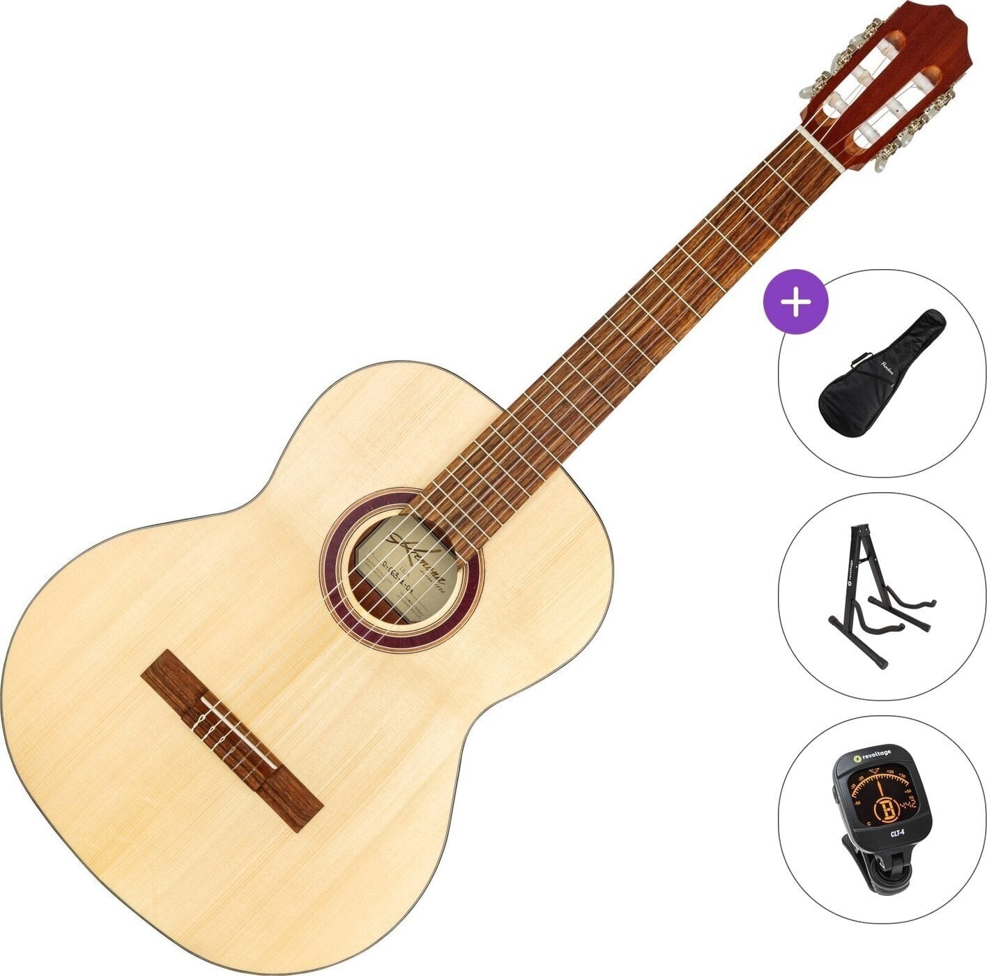 Klasična gitara Kremona Lilia New Standard SET 4/4 Natural Klasična gitara