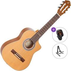 Classical Guitar with Preamp Ortega RQ39E Standard SET 1/2 Natural Classical Guitar with Preamp