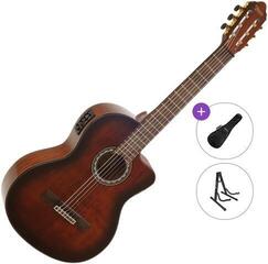 Класическа китара с предусилвател Valencia VC564CE Standard SET 4/4 Brown Sunburst Класическа китара с предусилвател