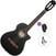 Gitara klasyczna z przetwornikiem Ortega RCE125SBK-3/4 Standard SET 3/4 Satin Black Gitara klasyczna z przetwornikiem