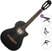 Konzertgitarre mit Tonabnehmer Ortega RCE125SBK-3/4 Premium SET 3/4 Satin Black Konzertgitarre mit Tonabnehmer
