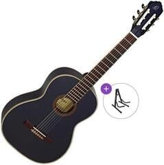 Klassieke gitaar Ortega R221BK Basic SET 4/4 Black Klassieke gitaar