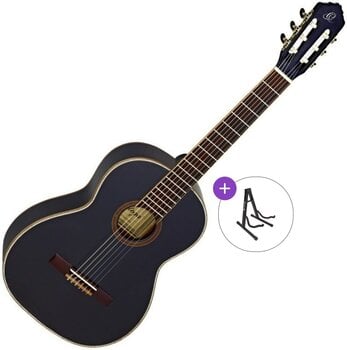 Klassieke gitaar Ortega R221BK Basic SET 4/4 Black Klassieke gitaar - 1
