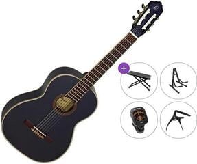 Klassieke gitaar Ortega R221BK Premium SET 4/4 Black Klassieke gitaar