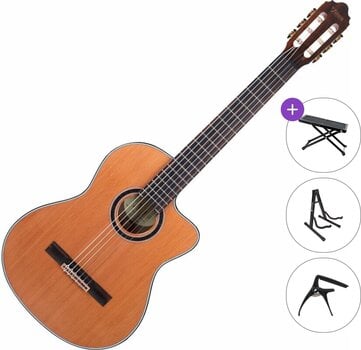 Klassieke gitaar met elektronica Valencia VC774TCE Premium SET 4/4 Natural Klassieke gitaar met elektronica - 1
