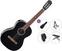 Klassisk guitar Takamine GC2 Premium SET 4/4 Black Klassisk guitar