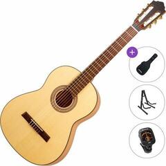 3/4 klassieke gitaar voor kinderen Höfner HF13 Standard SET Natural 3/4 klassieke gitaar voor kinderen