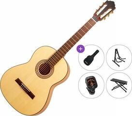 3/4 klassieke gitaar voor kinderen Höfner HF13 Premium SET Natural 3/4 klassieke gitaar voor kinderen