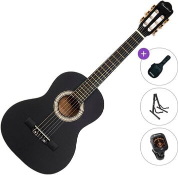Guitare classique taile 1/2 pour enfant Pasadena SC041 Standard SET Black Guitare classique taile 1/2 pour enfant - 1