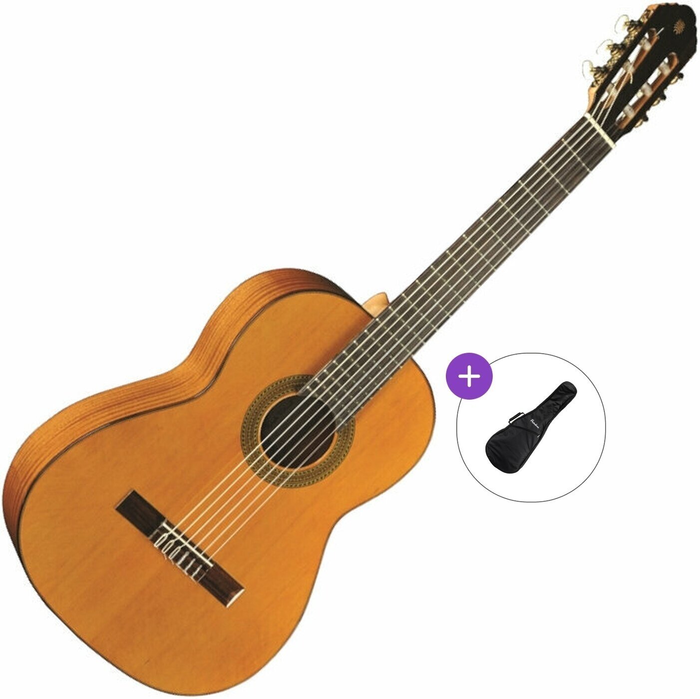 Klassieke gitaar Eko guitars Vibra 300 Basic SET 4/4 Natural Klassieke gitaar