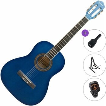 3/4 klassieke gitaar voor kinderen Pasadena SC041 Standard SET Blue 3/4 klassieke gitaar voor kinderen - 1