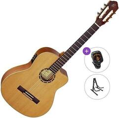 Classical Guitar with Preamp Ortega RCE131 Standard SET 4/4 Natural Classical Guitar with Preamp