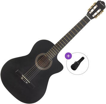 Klassieke gitaar Pasadena SC041C Basic SET 4/4 Black Klassieke gitaar - 1