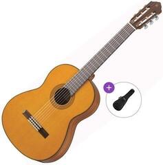 Classical guitar Yamaha CG142C Basic SET 4/4 Natural High Gloss Classical guitar